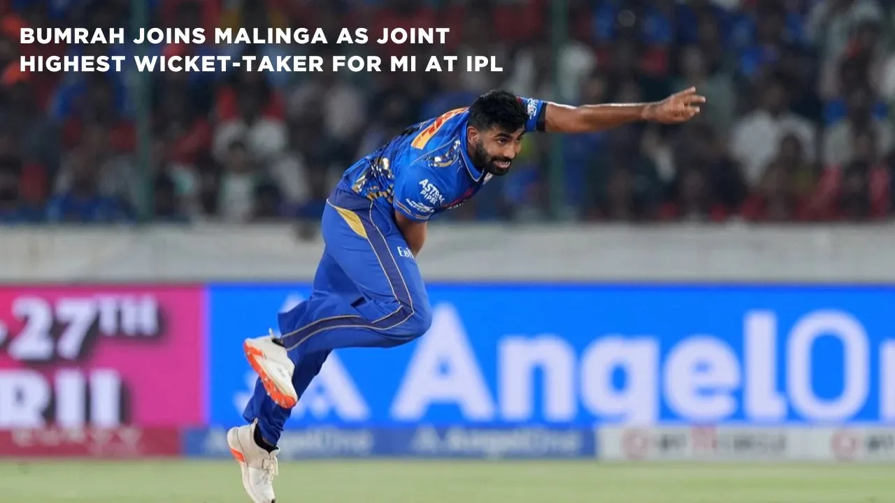 Bumrah Joins Malinga as Joint Highest Wicket-Taker for MI at IPL